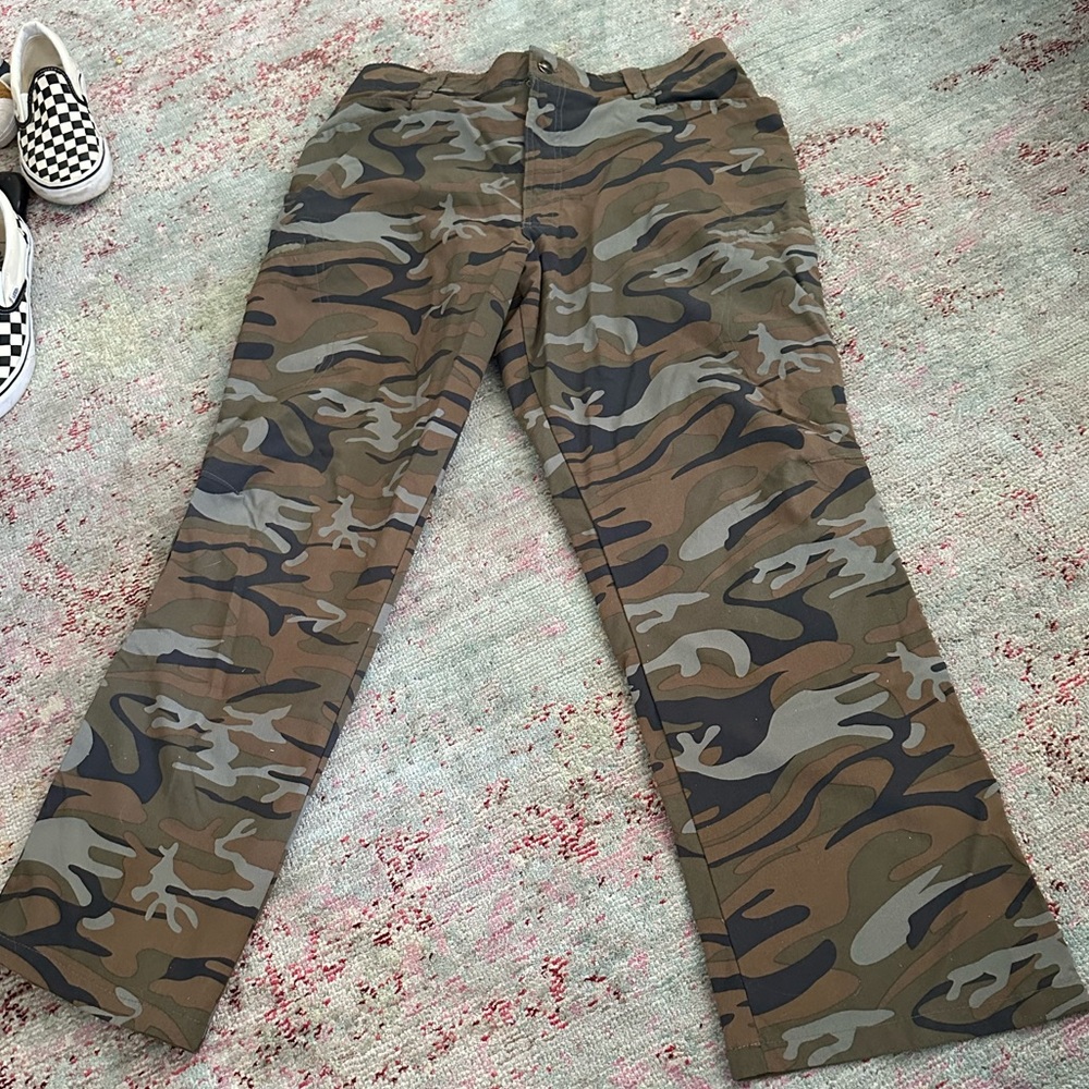 Wrangler Outdoor Camouflage Cargo Pants sz 36x30